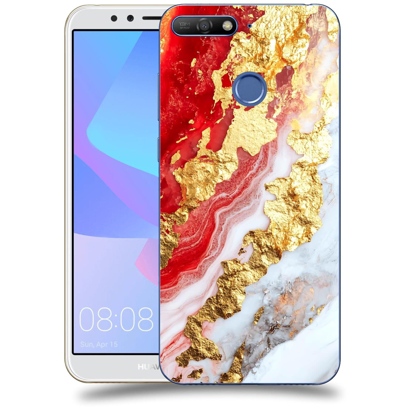 ACOVER Kryt na mobil Huawei Y6 Prime 2018 - Golden Blood II