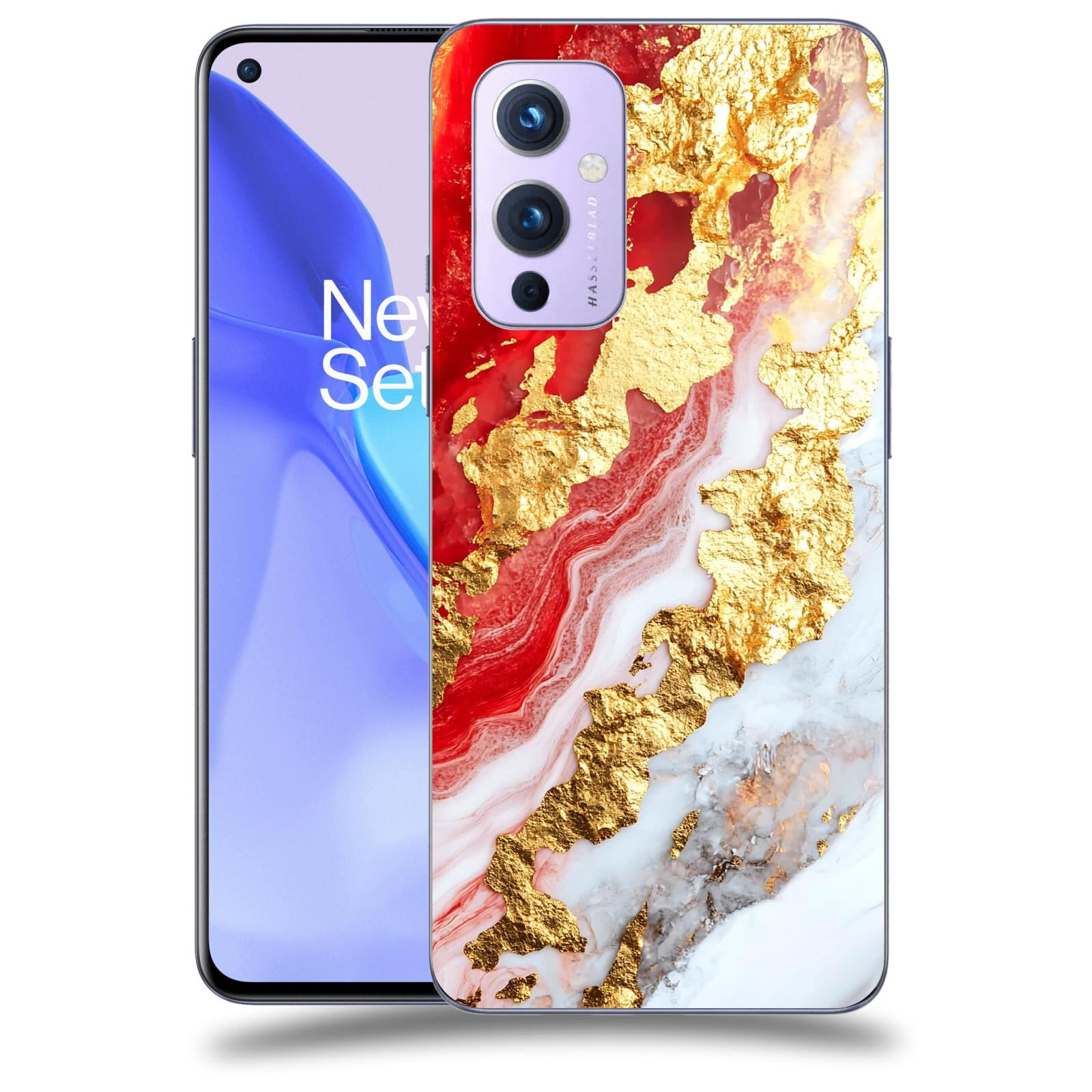 ACOVER Kryt na mobil OnePlus 9 - Golden Blood II