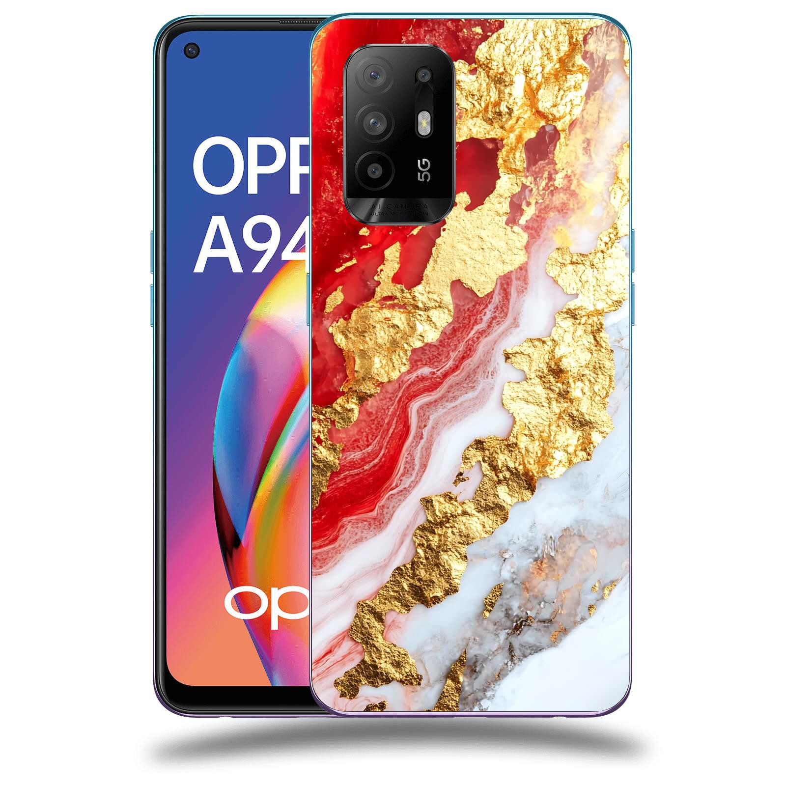 ACOVER Kryt na mobil OPPO A94 5G - Golden Blood II