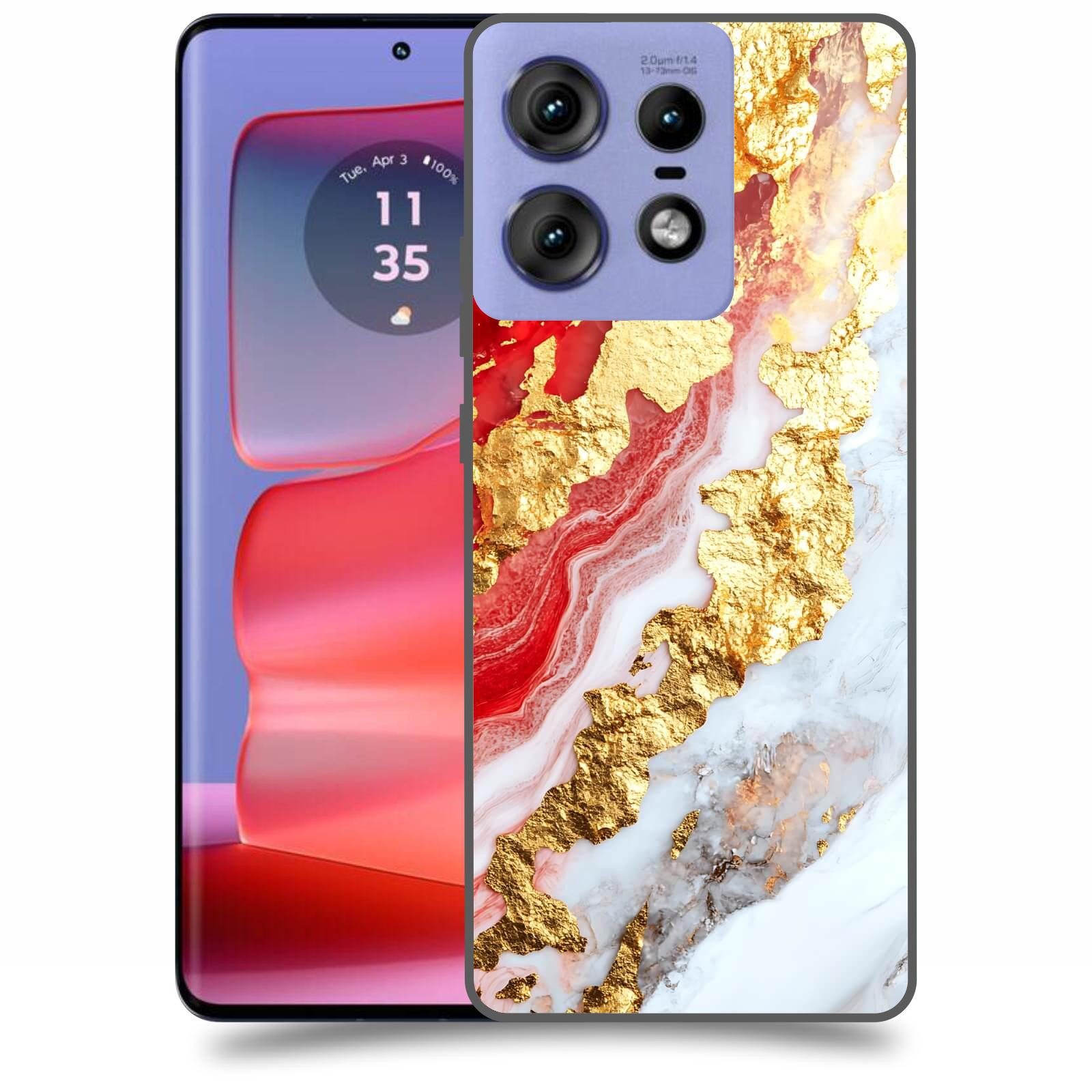 ACOVER Kryt na mobil Motorola Edge 50 Pro - Golden Blood II