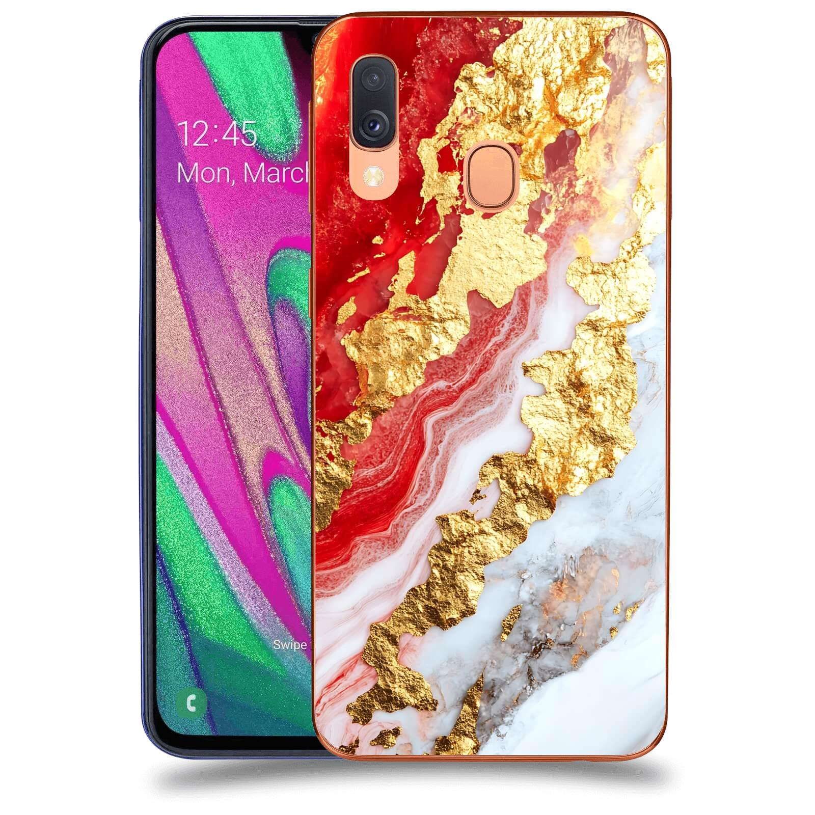 ACOVER Kryt na mobil Samsung Galaxy A40 A405F - Golden Blood II