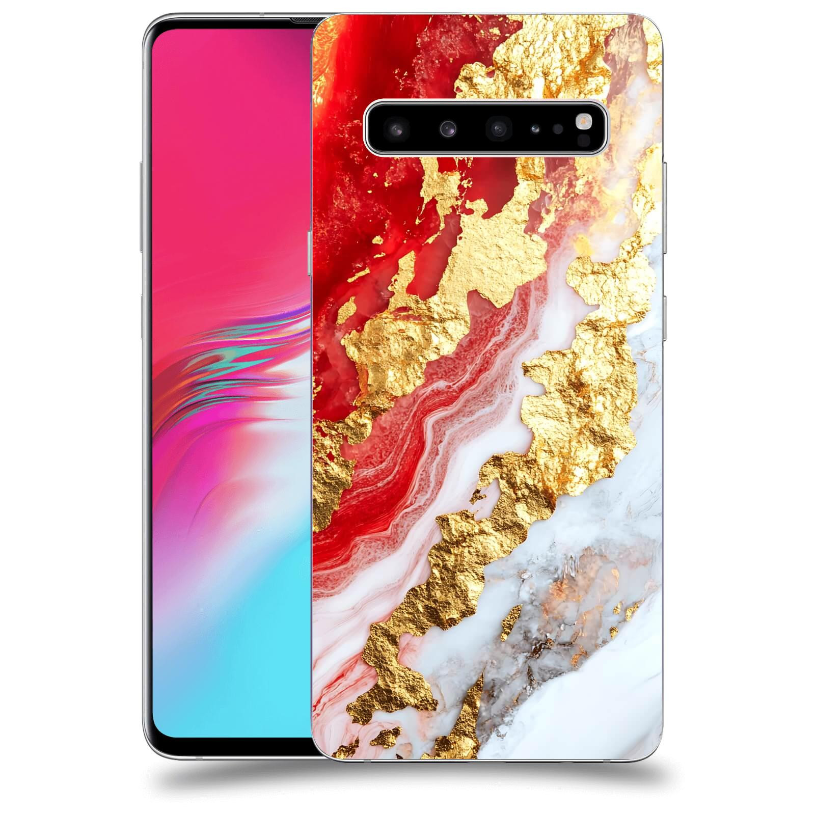 ACOVER Kryt na mobil Samsung Galaxy S10 G973 - Golden Blood II