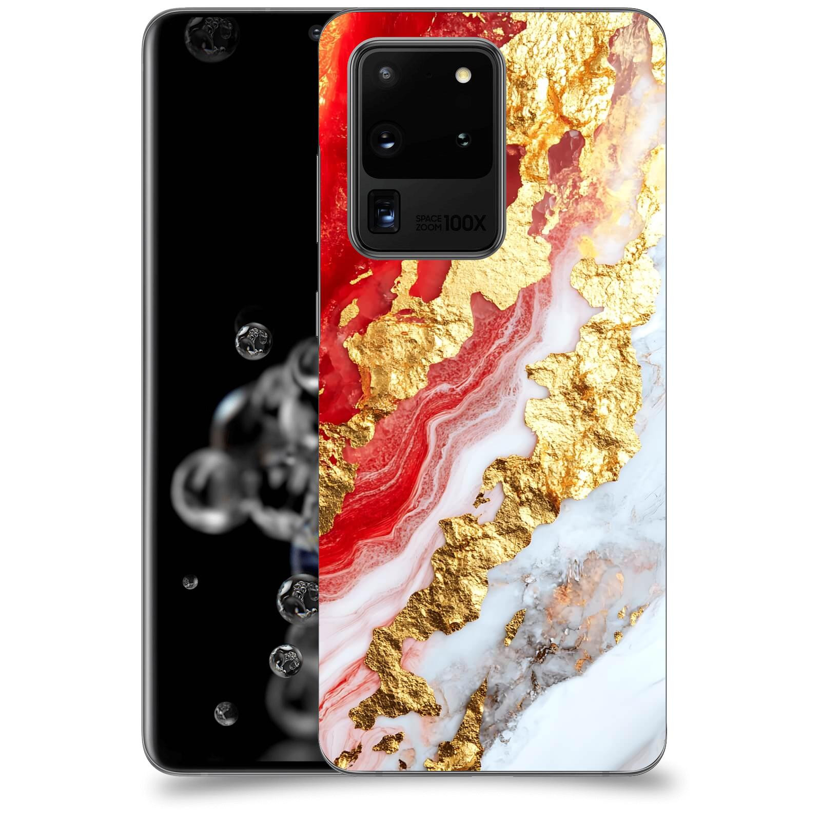 ACOVER Kryt na mobil Samsung Galaxy S20 Ultra 5G G988F - Golden Blood II