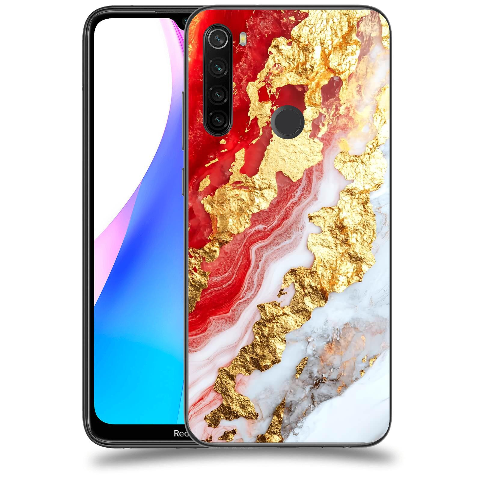 ACOVER Kryt na mobil Xiaomi Redmi Note 8T - Golden Blood II