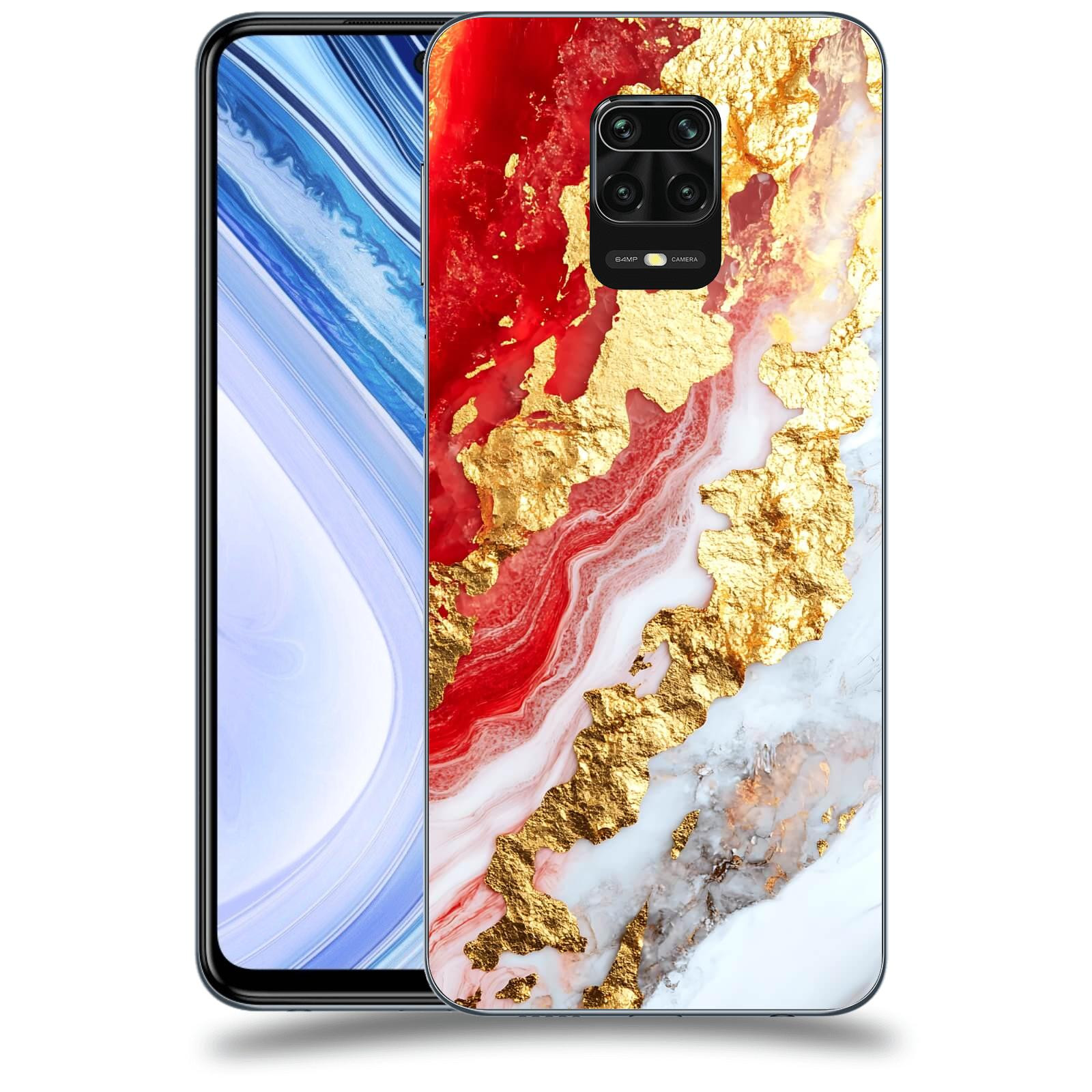 ACOVER Kryt na mobil Xiaomi Redmi Note 9 Pro - Golden Blood II