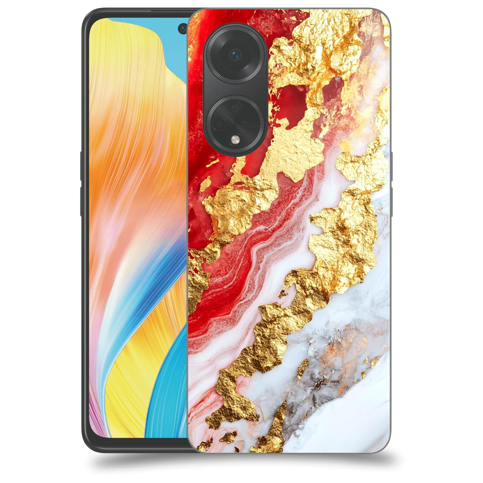 ACOVER Kryt na mobil OPPO A98 5G - Golden Blood II