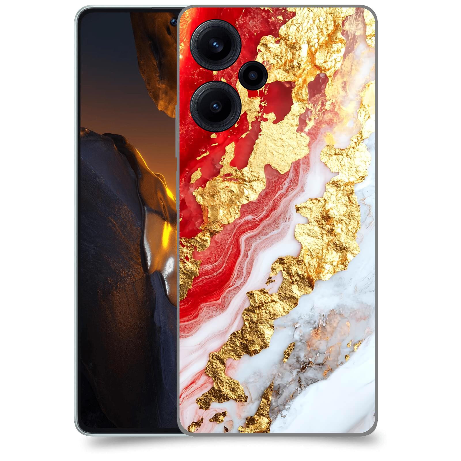 ACOVER Kryt na mobil Xiaomi Poco F5 - Golden Blood II