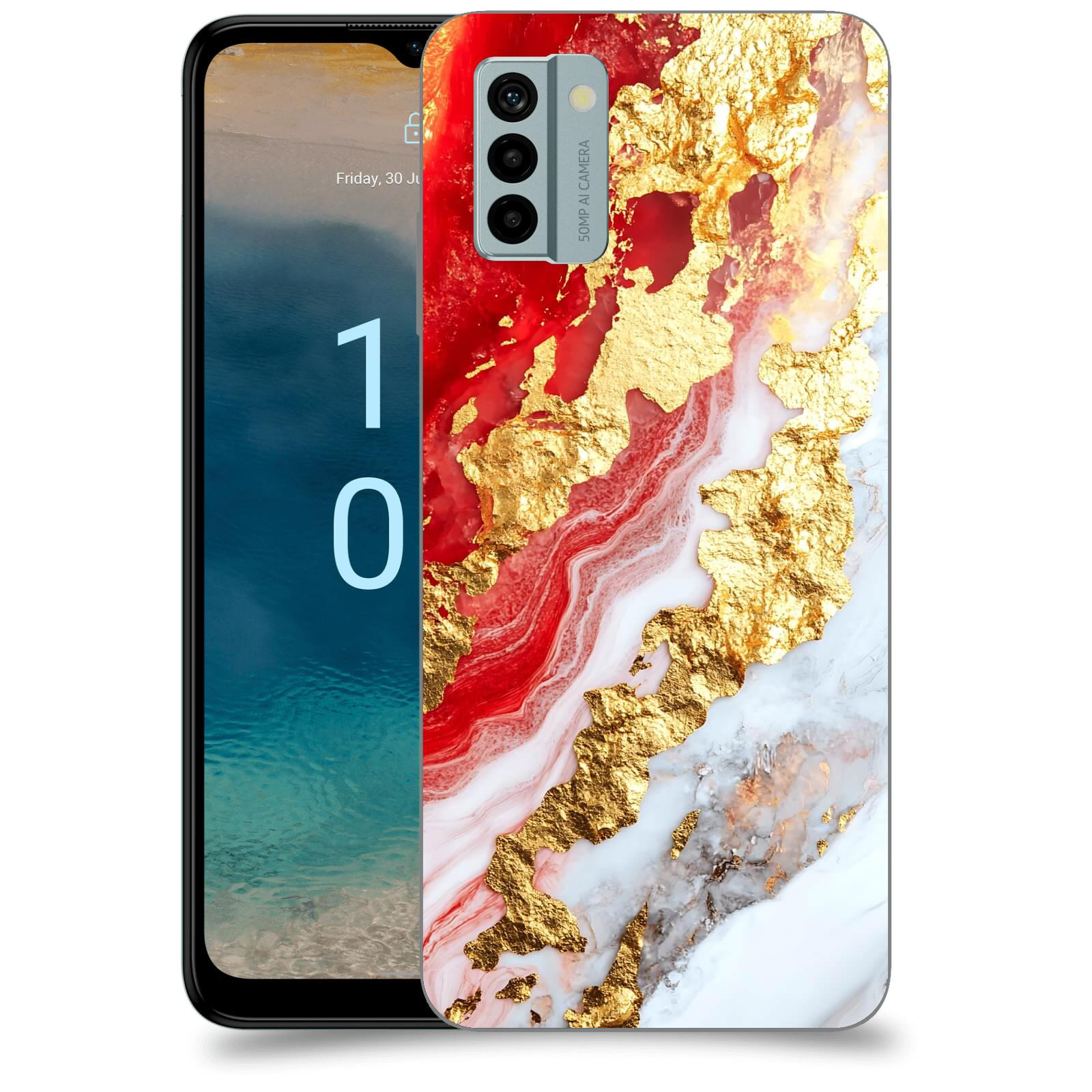 ACOVER Kryt na mobil Nokia G22 - Golden Blood II