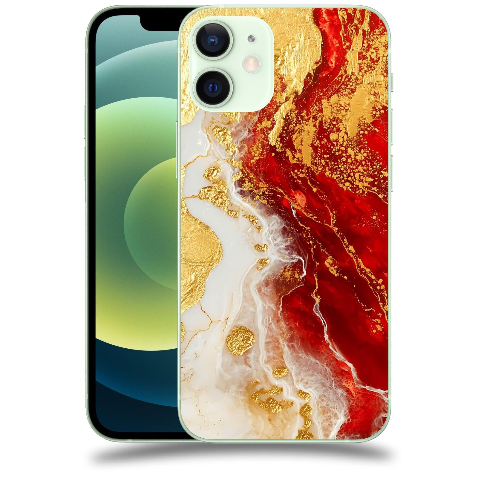 ACOVER Kryt na mobil Apple iPhone 12 mini - Golden Blood III