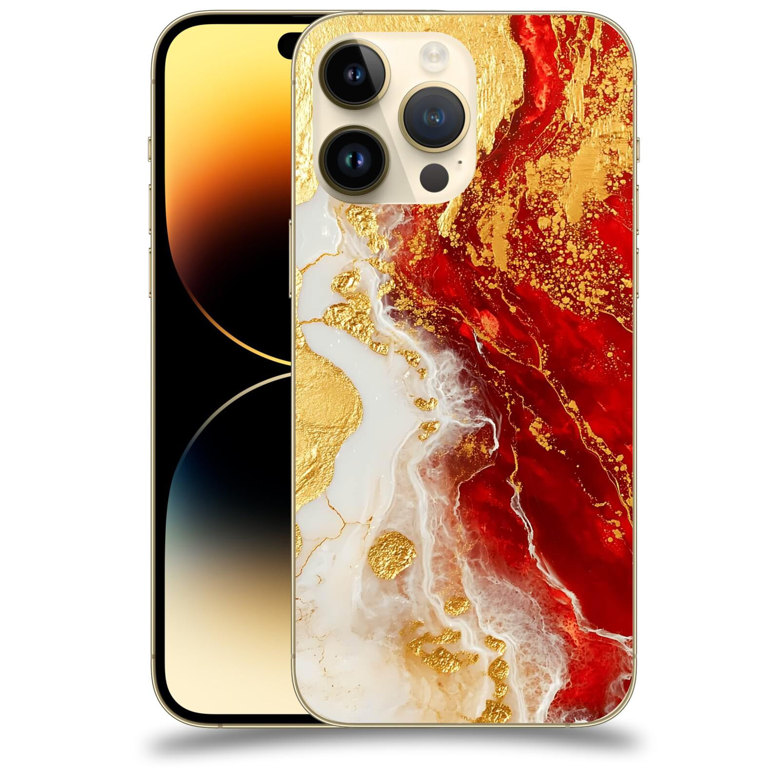 ACOVER Kryt na mobil Apple iPhone 14 Pro Max - Golden Blood III