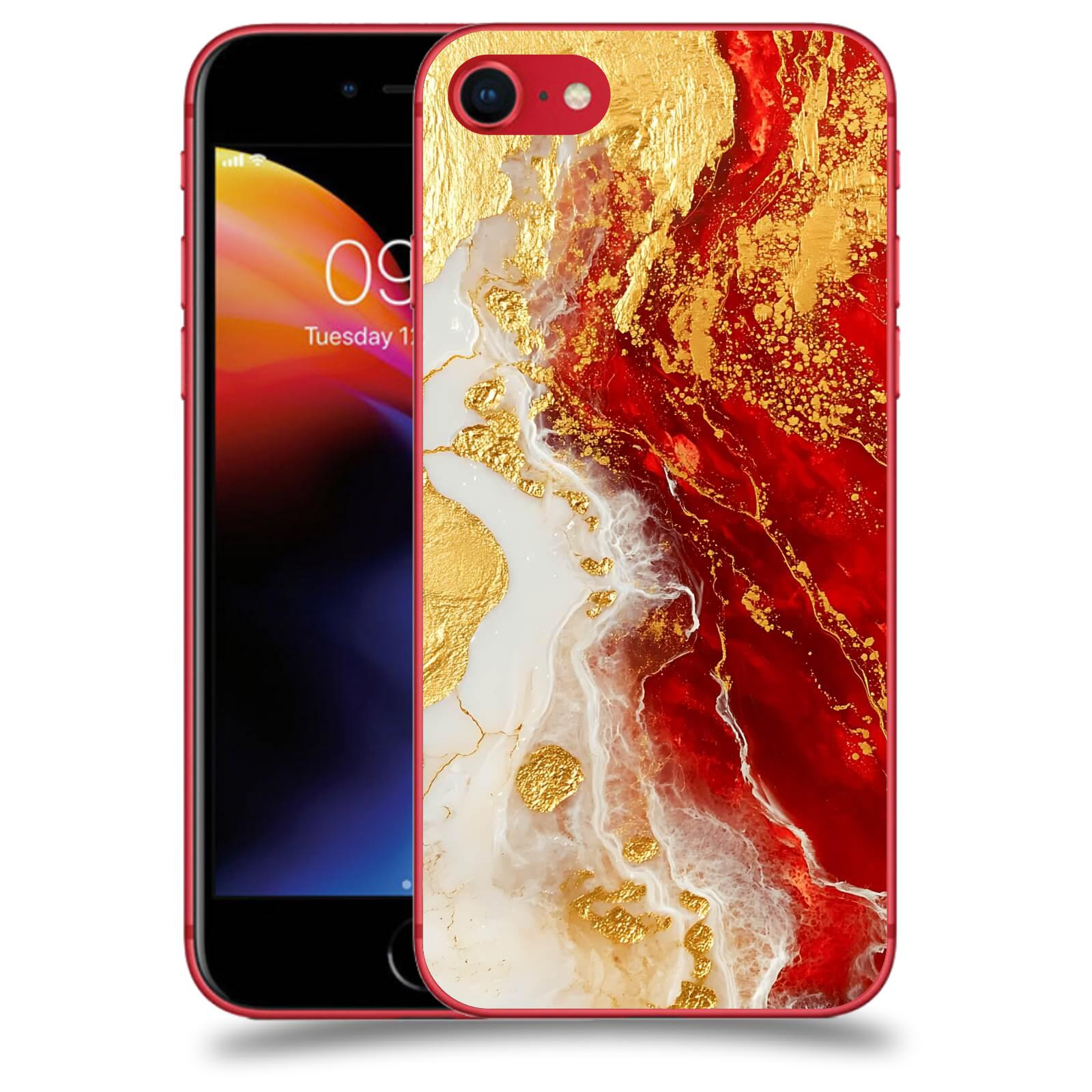ACOVER Kryt na mobil Apple iPhone 8 - Golden Blood III