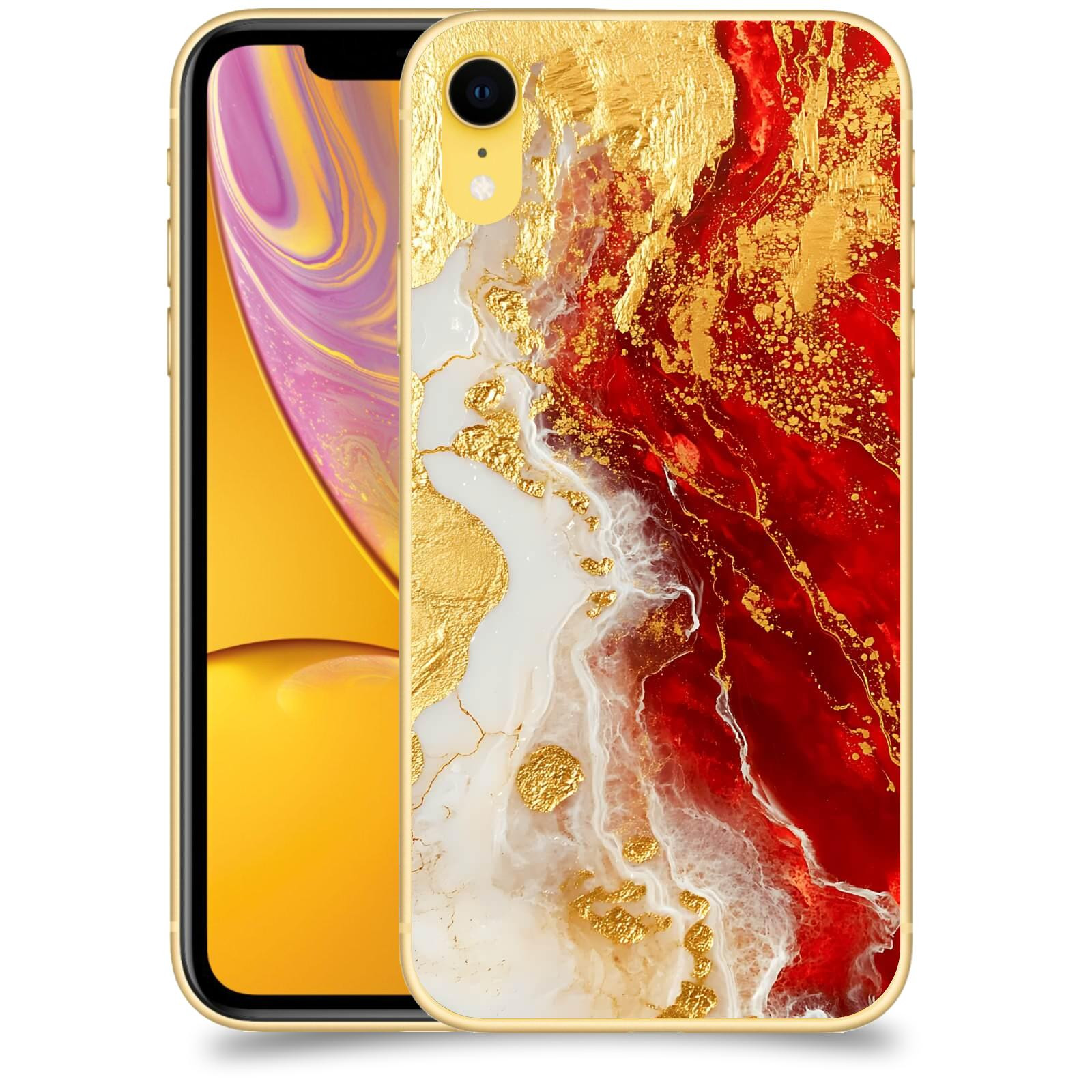 ACOVER Kryt na mobil Apple iPhone XR - Golden Blood III