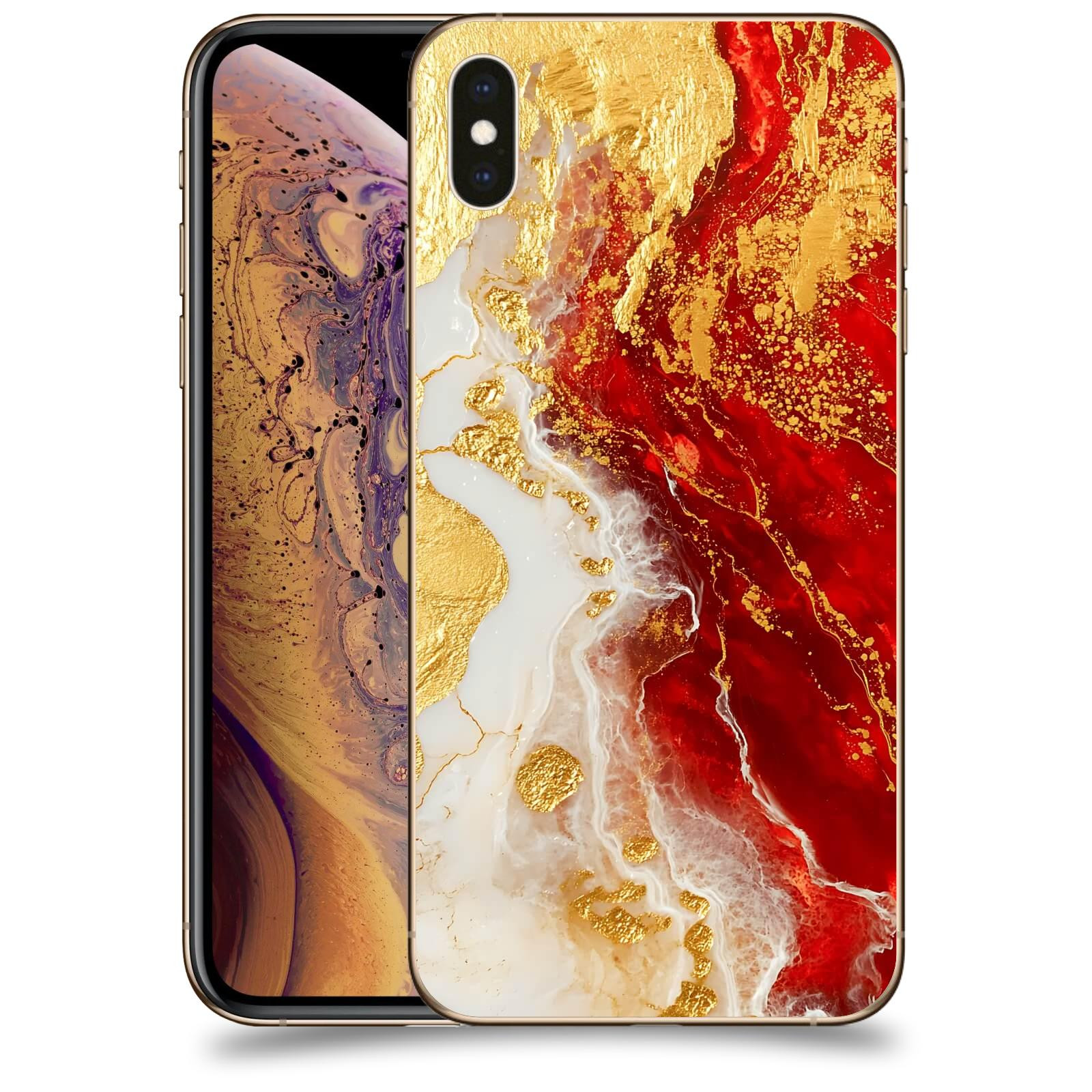ACOVER Kryt na mobil Apple iPhone XS Max - Golden Blood III