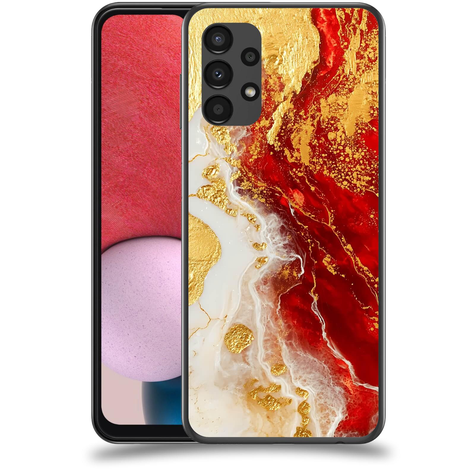 ACOVER Kryt na mobil Samsung Galaxy A13 4G A135 - Golden Blood III