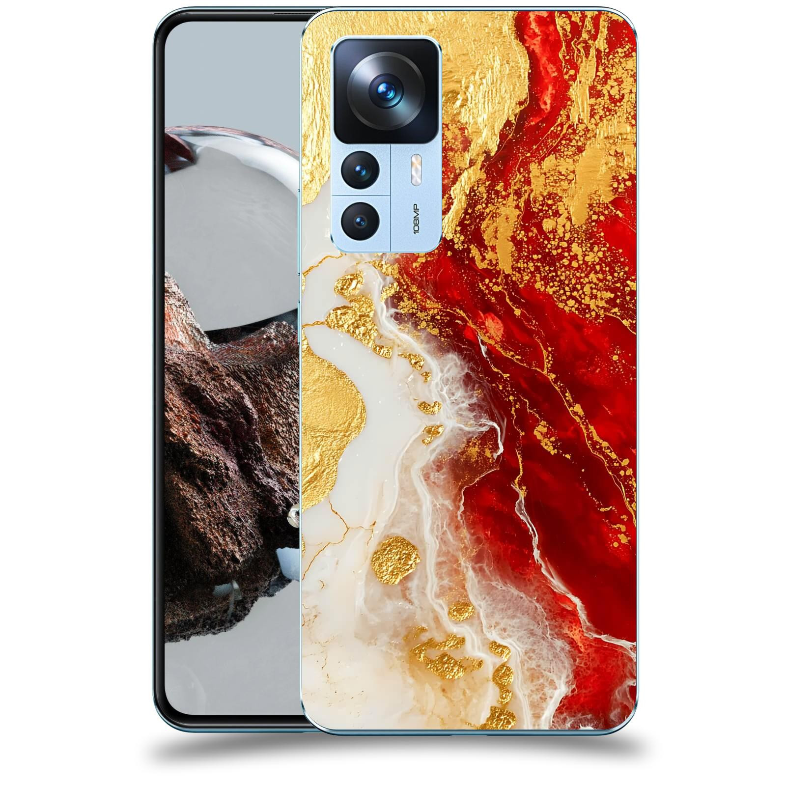 ACOVER Kryt na mobil Xiaomi 12T - Golden Blood III