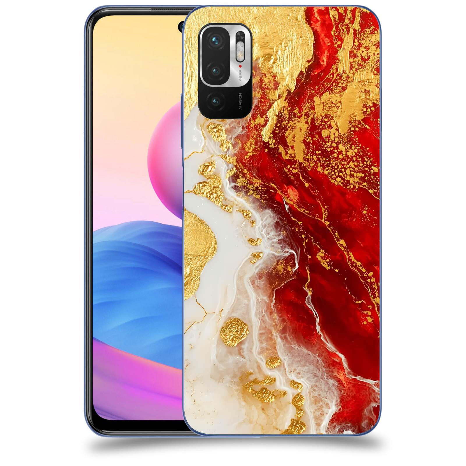 ACOVER Kryt na mobil Xiaomi Redmi Note 10 5G - Golden Blood III