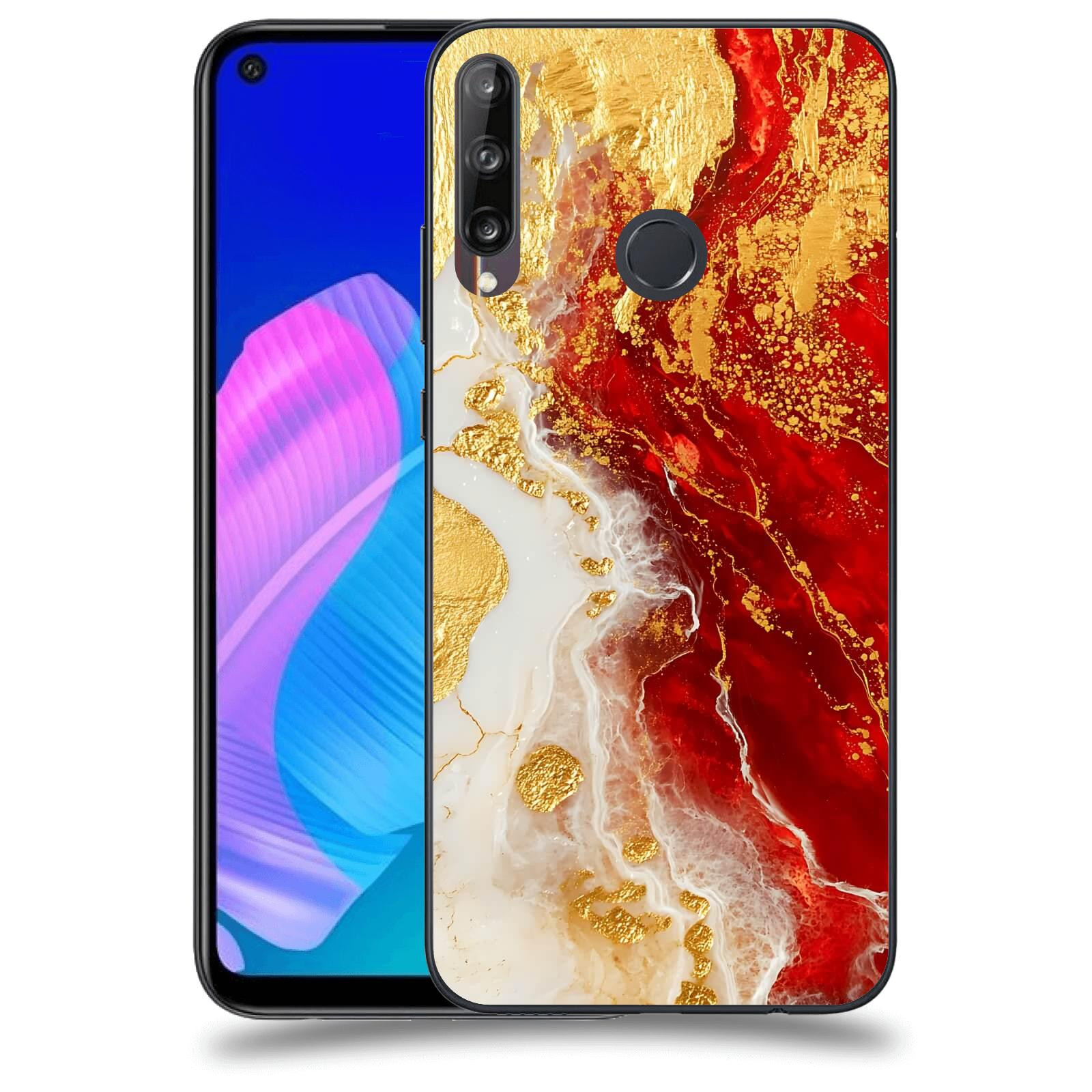 ACOVER Kryt na mobil Huawei P40 Lite E - Golden Blood III