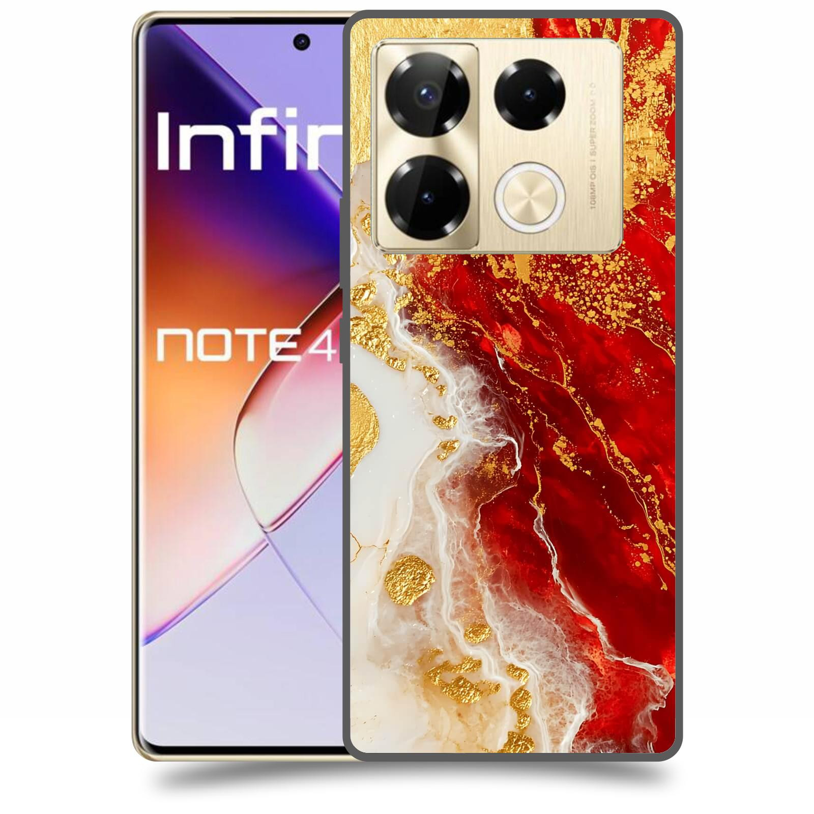 ACOVER Kryt na mobil Infinix Note 40 PRO - Golden Blood III