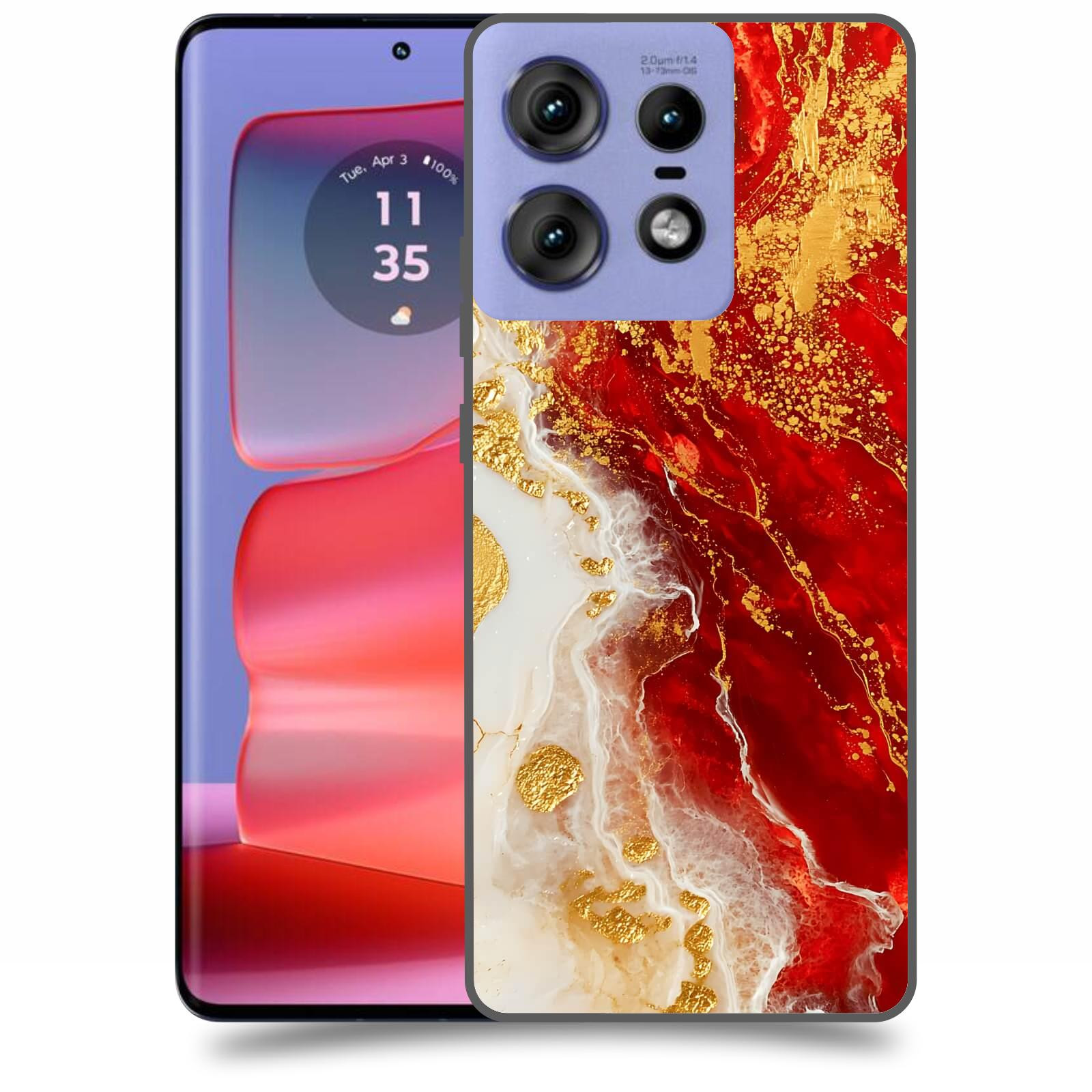 ACOVER Kryt na mobil Motorola Edge 50 Pro - Golden Blood III