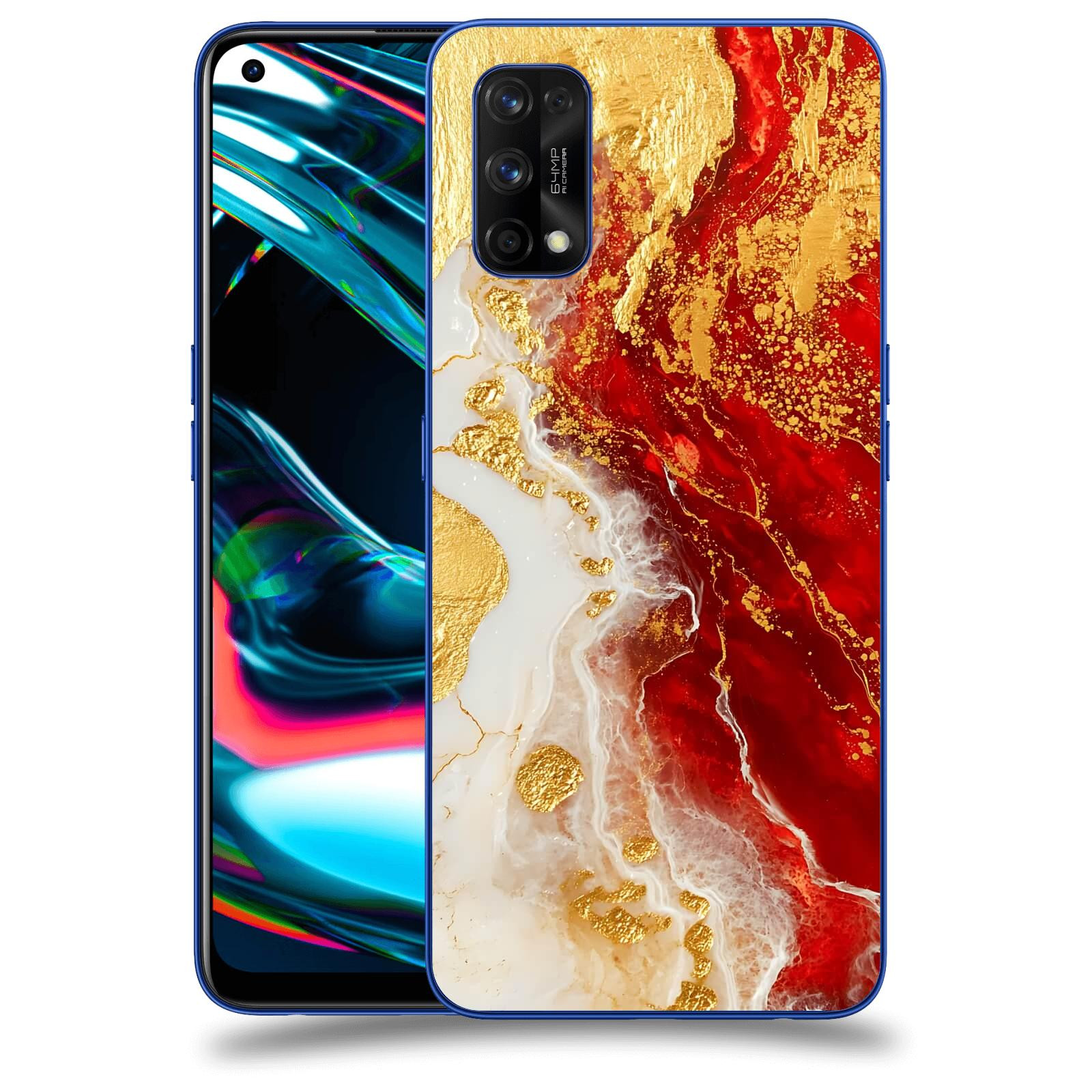 ACOVER Kryt na mobil Realme 7 Pro - Golden Blood III