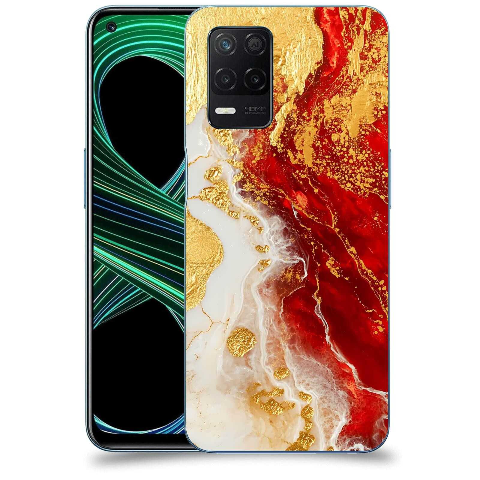 ACOVER Kryt na mobil Realme 8 5G - Golden Blood III