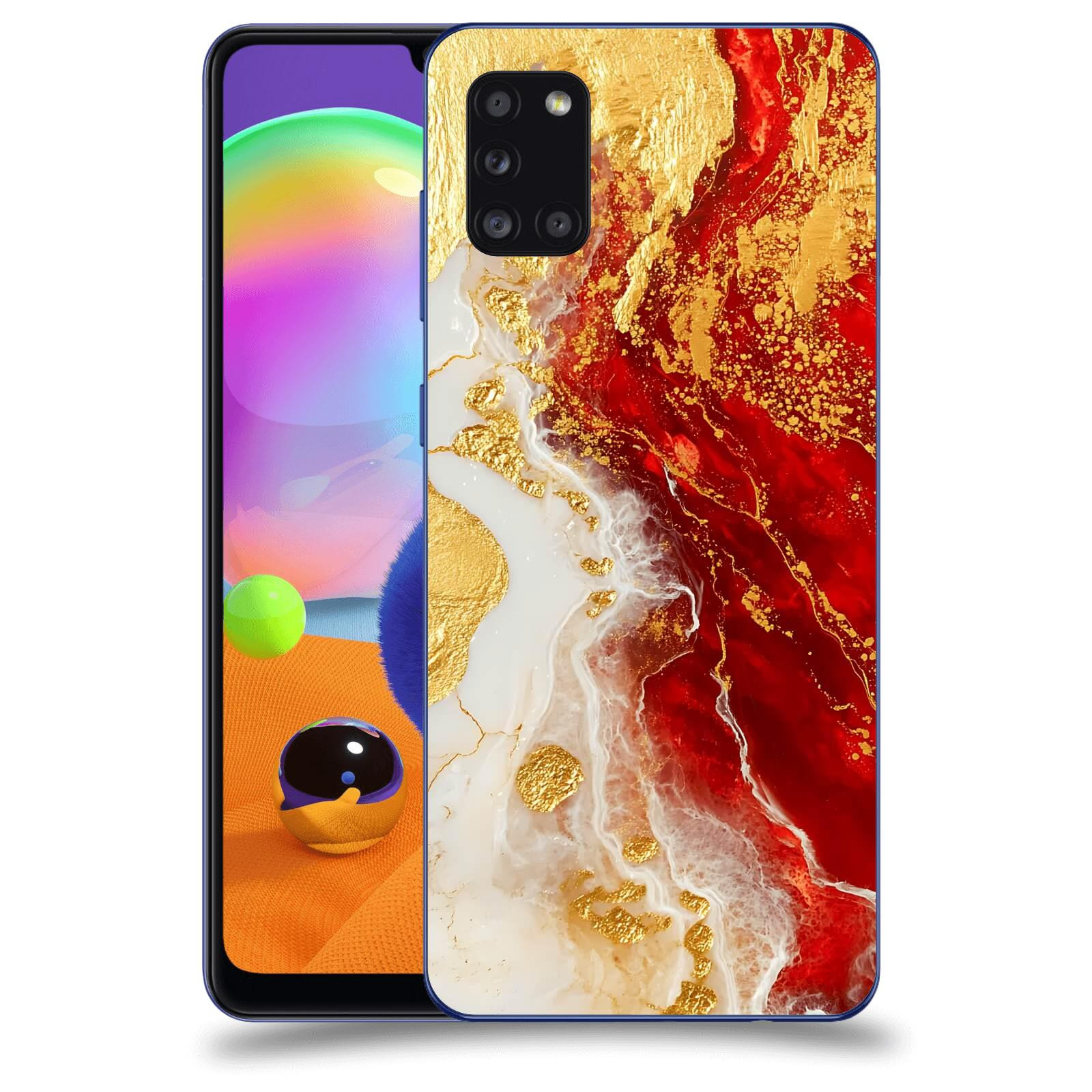 ACOVER Kryt na mobil Samsung Galaxy A31 A315F - Golden Blood III