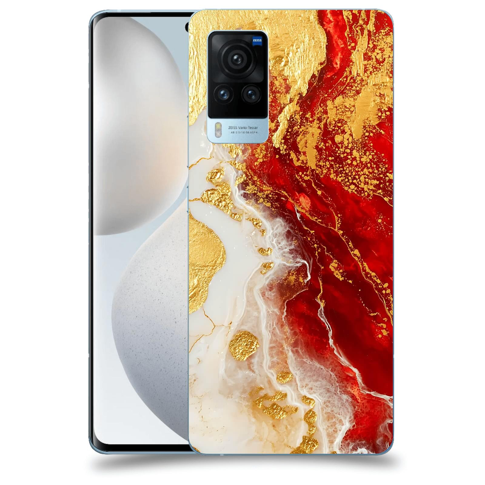 ACOVER Kryt na mobil Vivo X60 Pro 5G - Golden Blood III