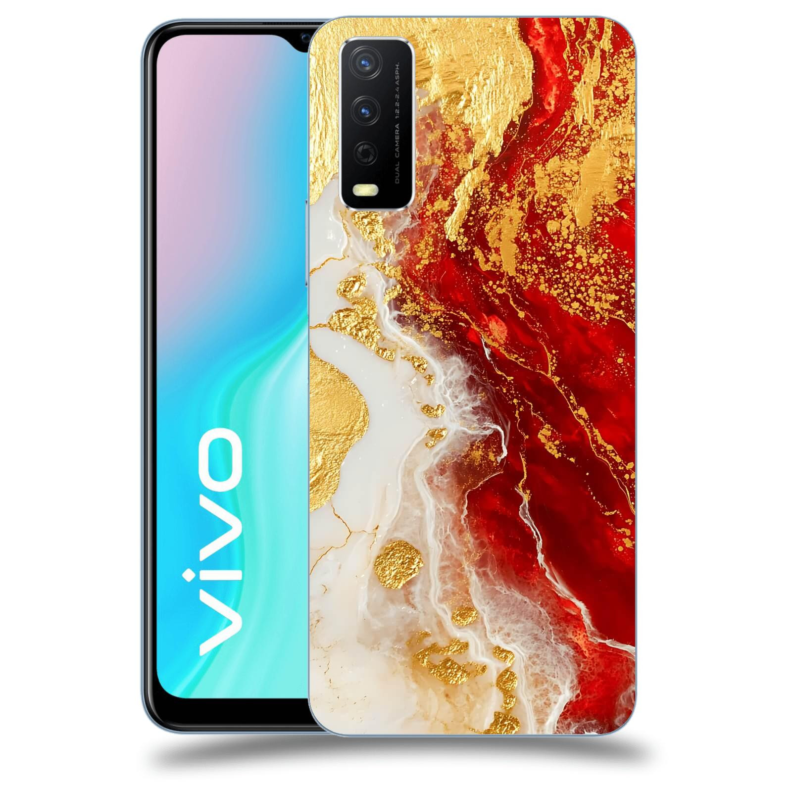 ACOVER Kryt na mobil Vivo Y11s - Golden Blood III