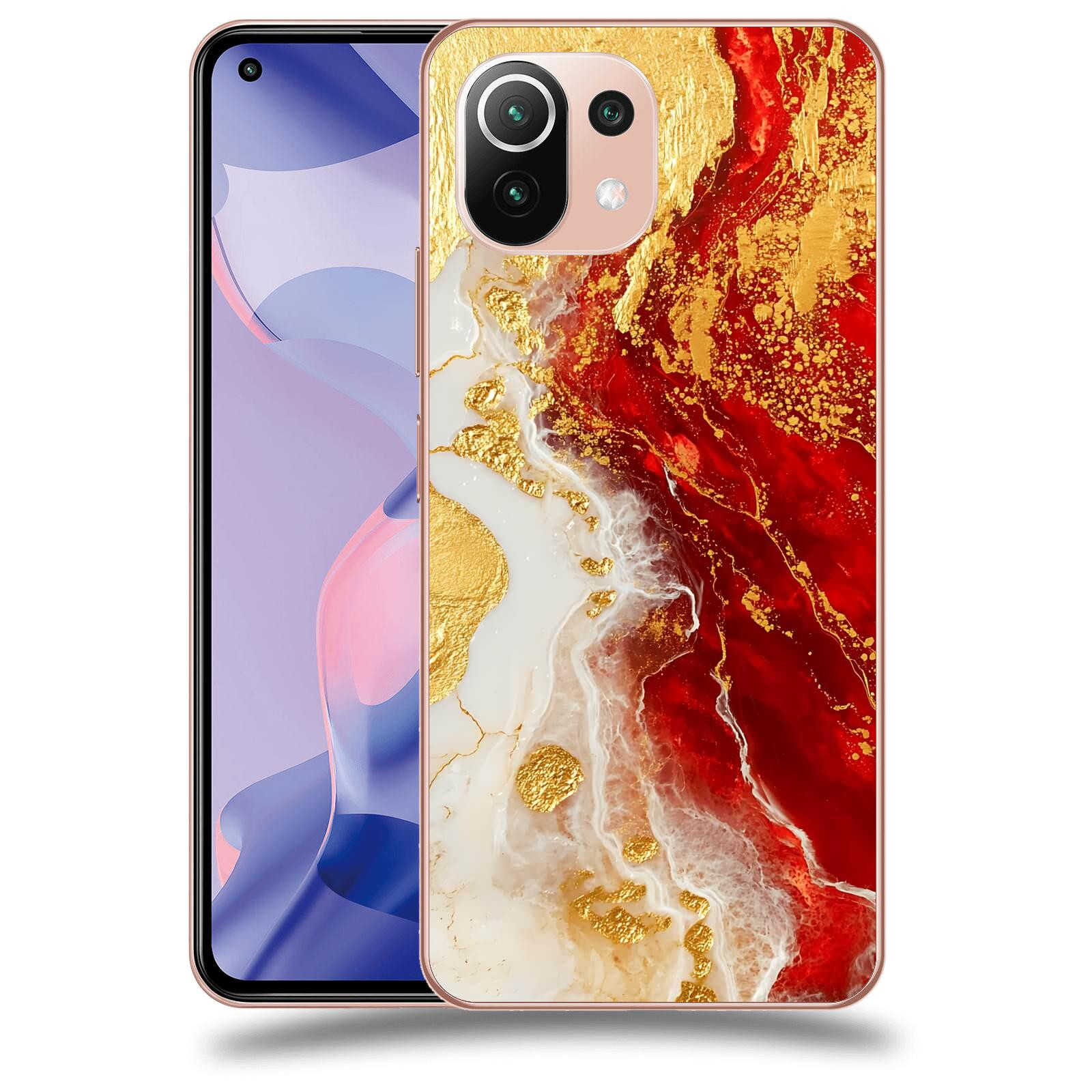 ACOVER Kryt na mobil Xiaomi 11 Lite 5G NE - Golden Blood III