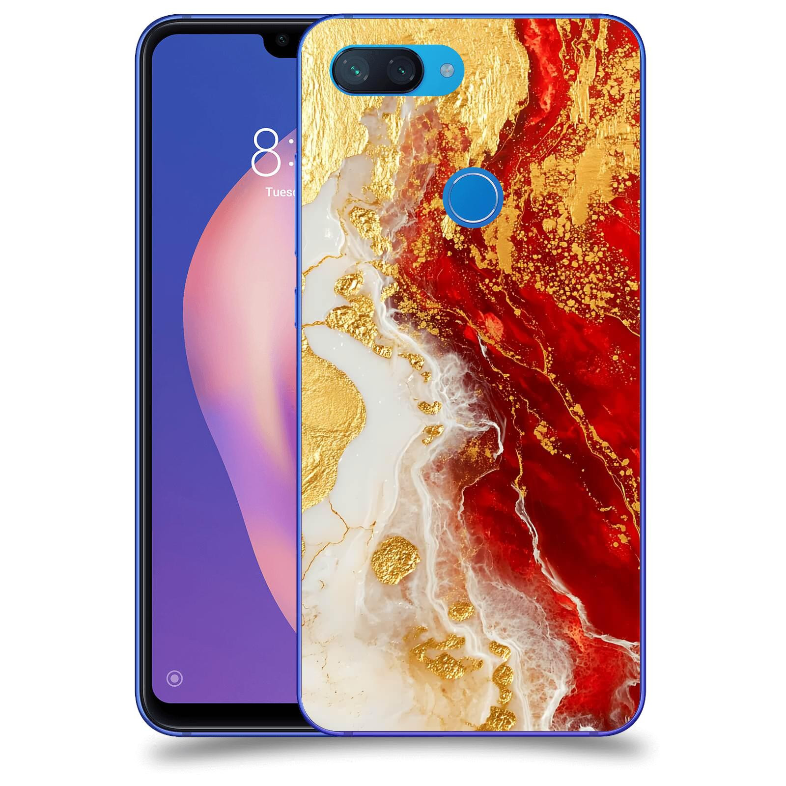 ACOVER Kryt na mobil Xiaomi Mi 8 Lite - Golden Blood III
