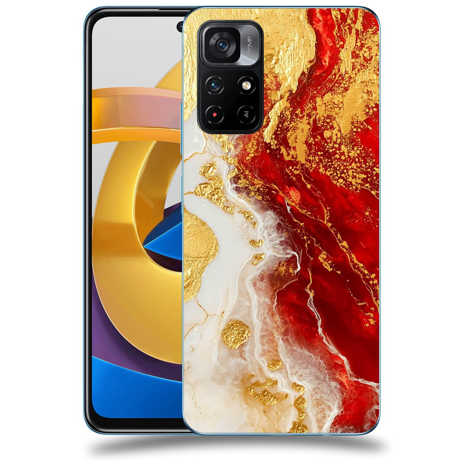 ACOVER Kryt na mobil Xiaomi Poco M4 Pro - Golden Blood III