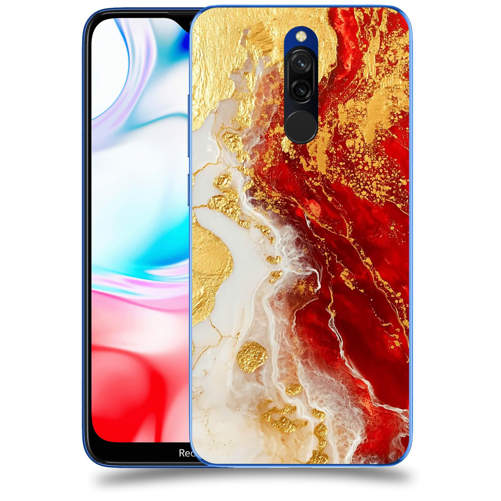 ACOVER Kryt na mobil Xiaomi Redmi 8 - Golden Blood III