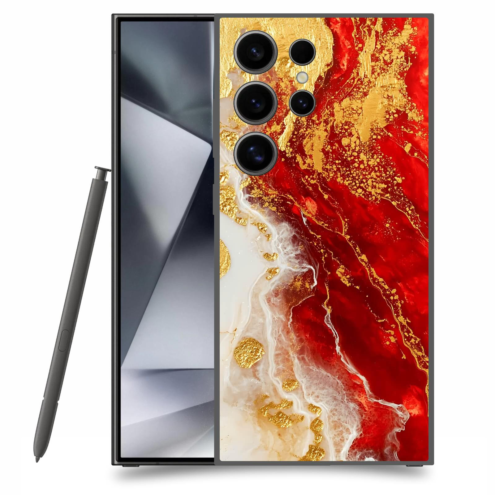 ACOVER Kryt na mobil Samsung Galaxy S24 Ultra - Golden Blood III