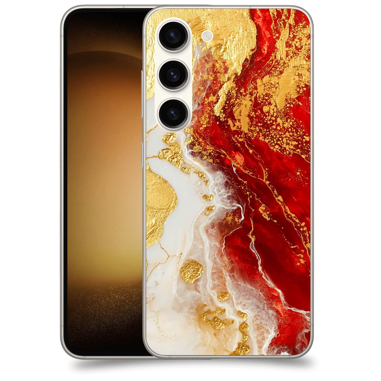 ACOVER Kryt na mobil Samsung Galaxy S23 5G - Golden Blood III