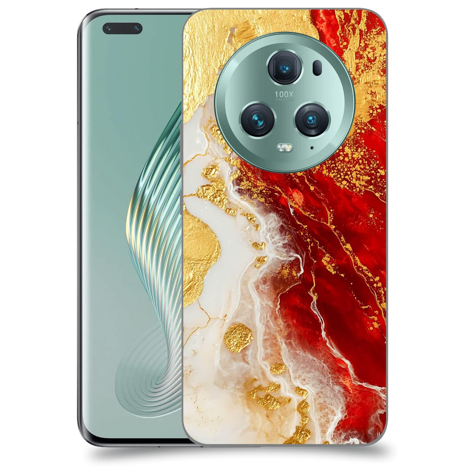 ACOVER Kryt na mobil Honor Magic5 Pro - Golden Blood III