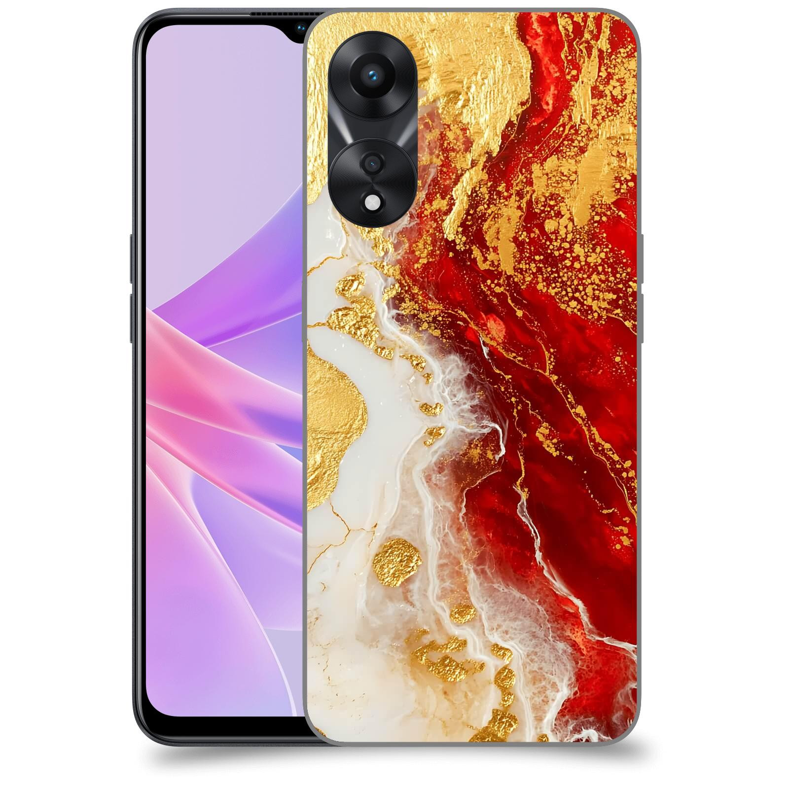 ACOVER Kryt na mobil OPPO A78 5G - Golden Blood III