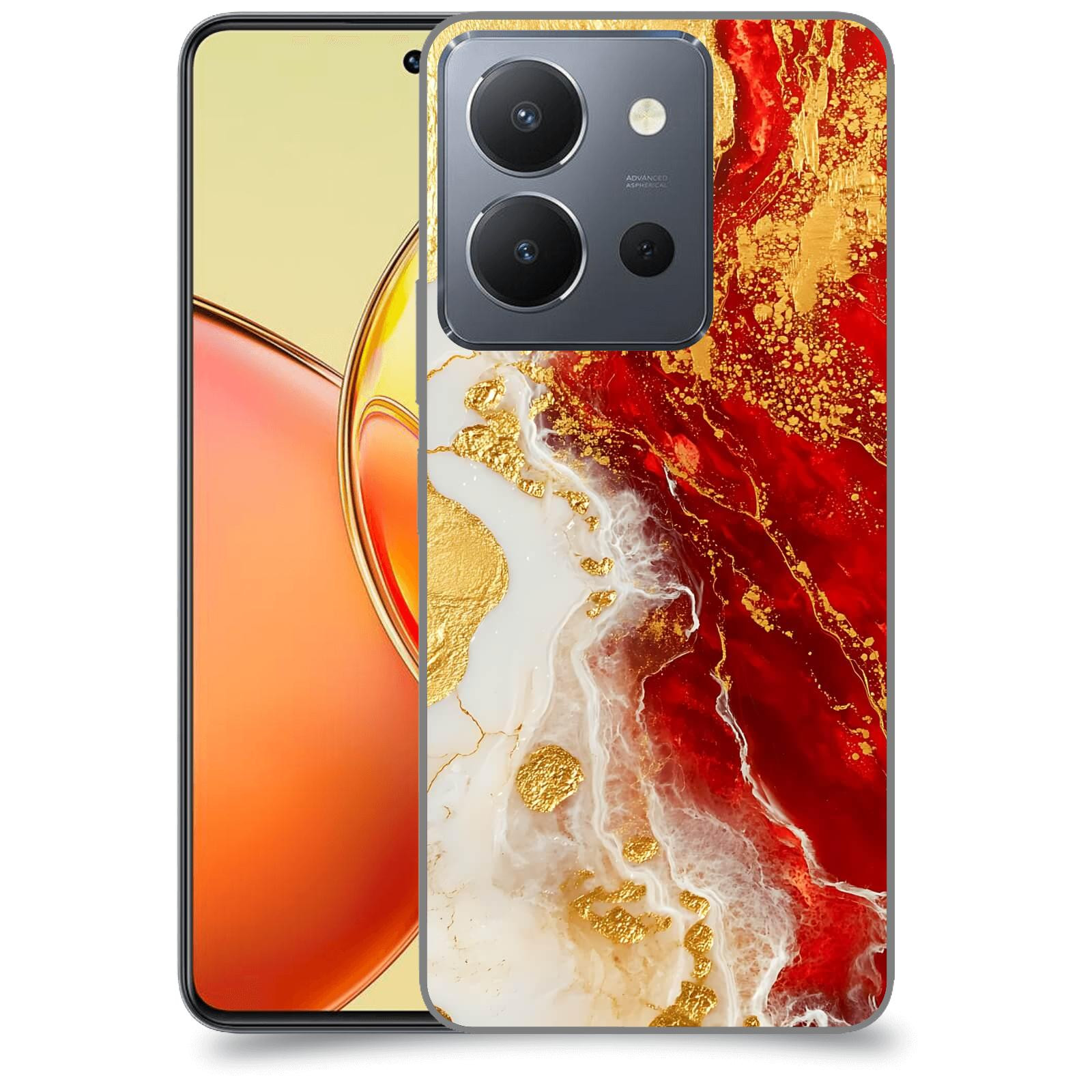 ACOVER Kryt na mobil Vivo Y36 - Golden Blood III
