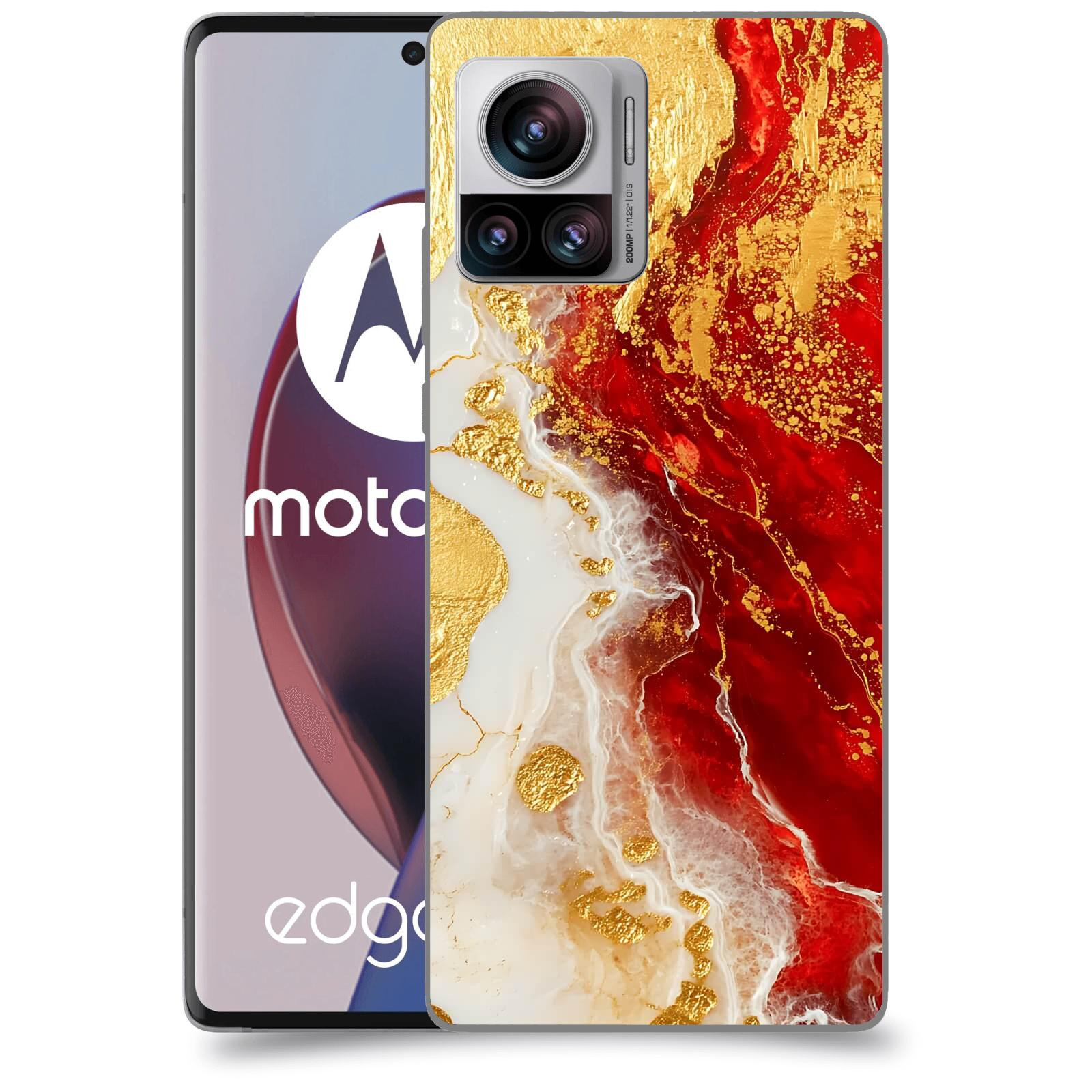 ACOVER Kryt na mobil Motorola Edge 30 Ultra - Golden Blood III