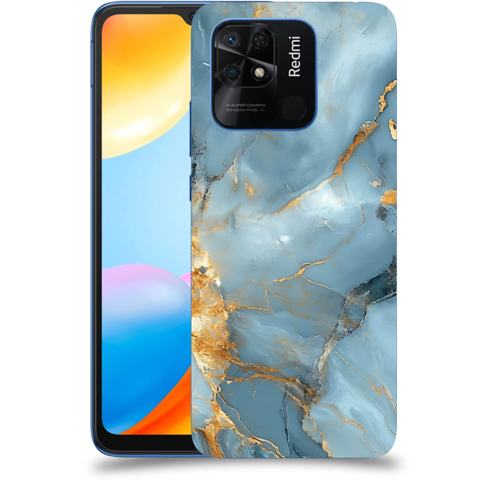 ACOVER Kryt na mobil Xiaomi Redmi 10C - Ice Marble I