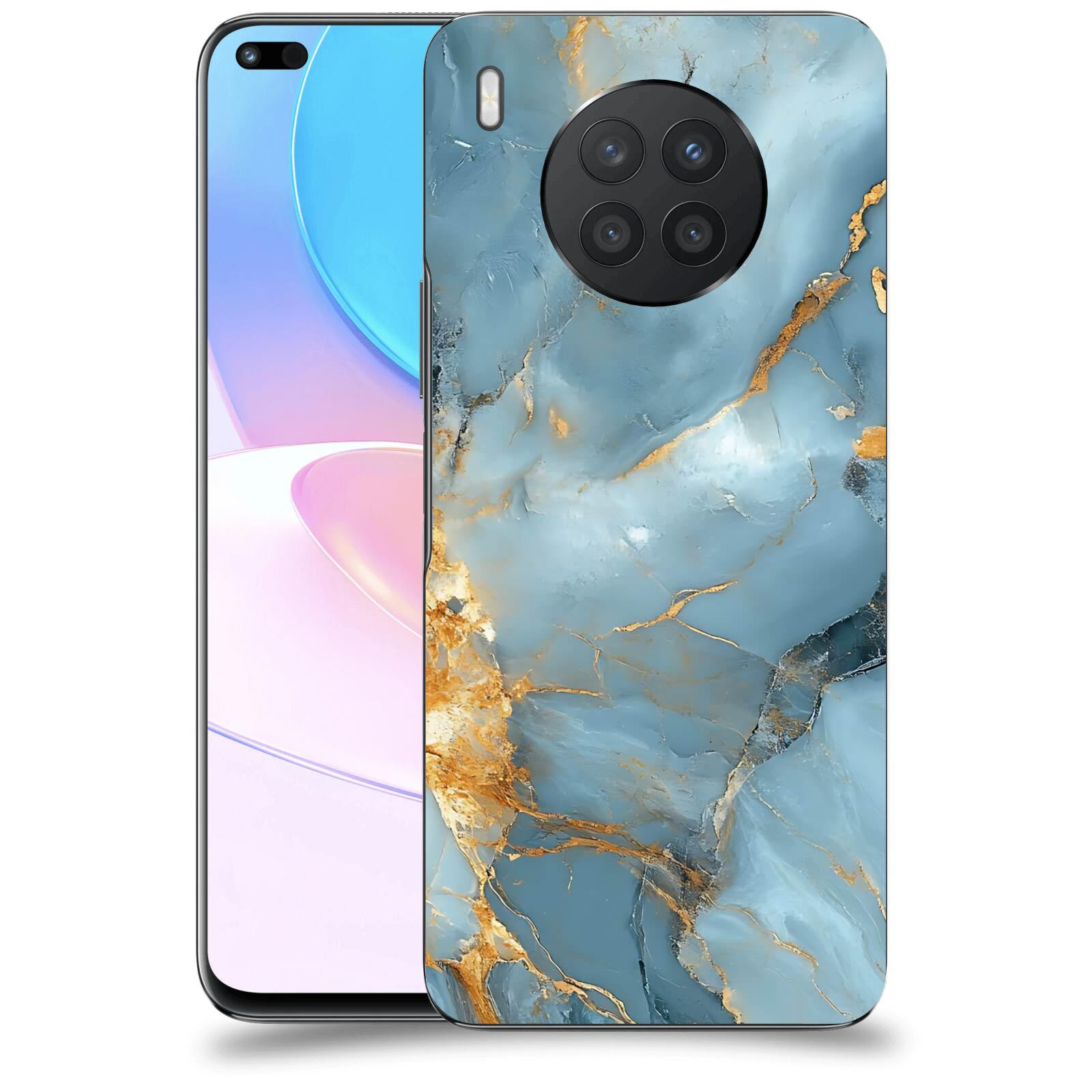 ACOVER Kryt na mobil Honor 50 Lite - Ice Marble I
