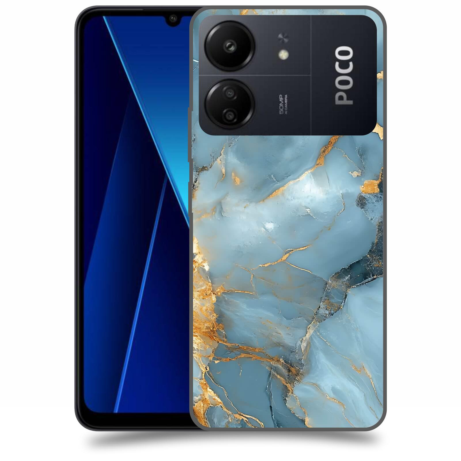 ACOVER Kryt na mobil Poco C65 - Ice Marble I