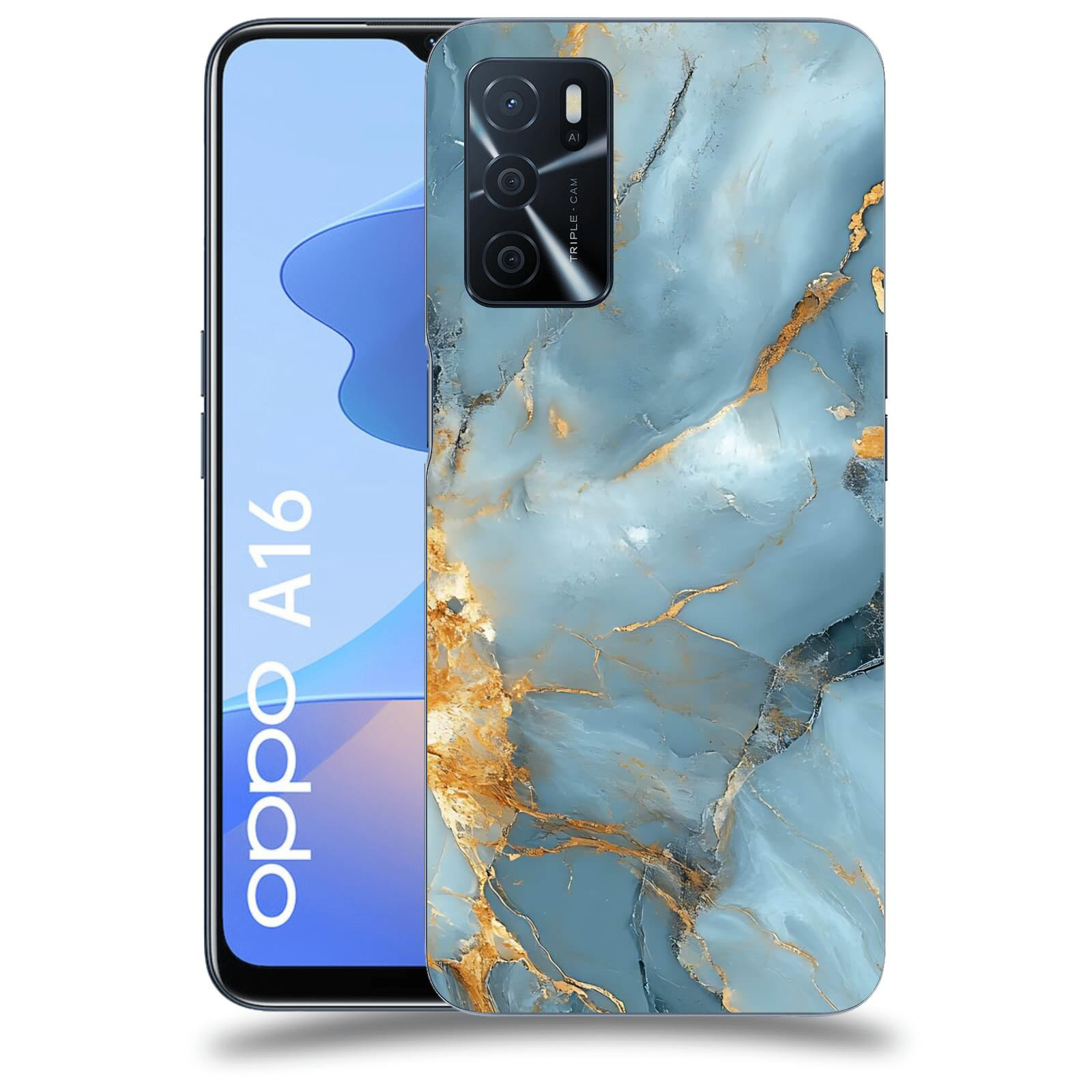 ACOVER Kryt na mobil OPPO A16 - Ice Marble I