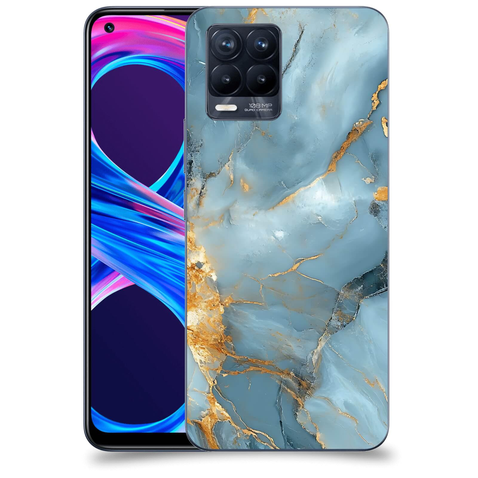 ACOVER Kryt na mobil Realme 8 Pro - Ice Marble I