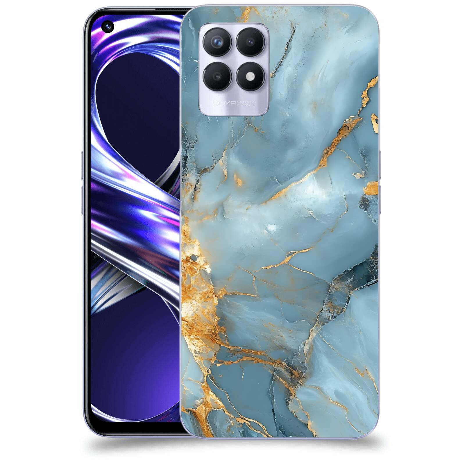 ACOVER Kryt na mobil Realme 8i - Ice Marble I
