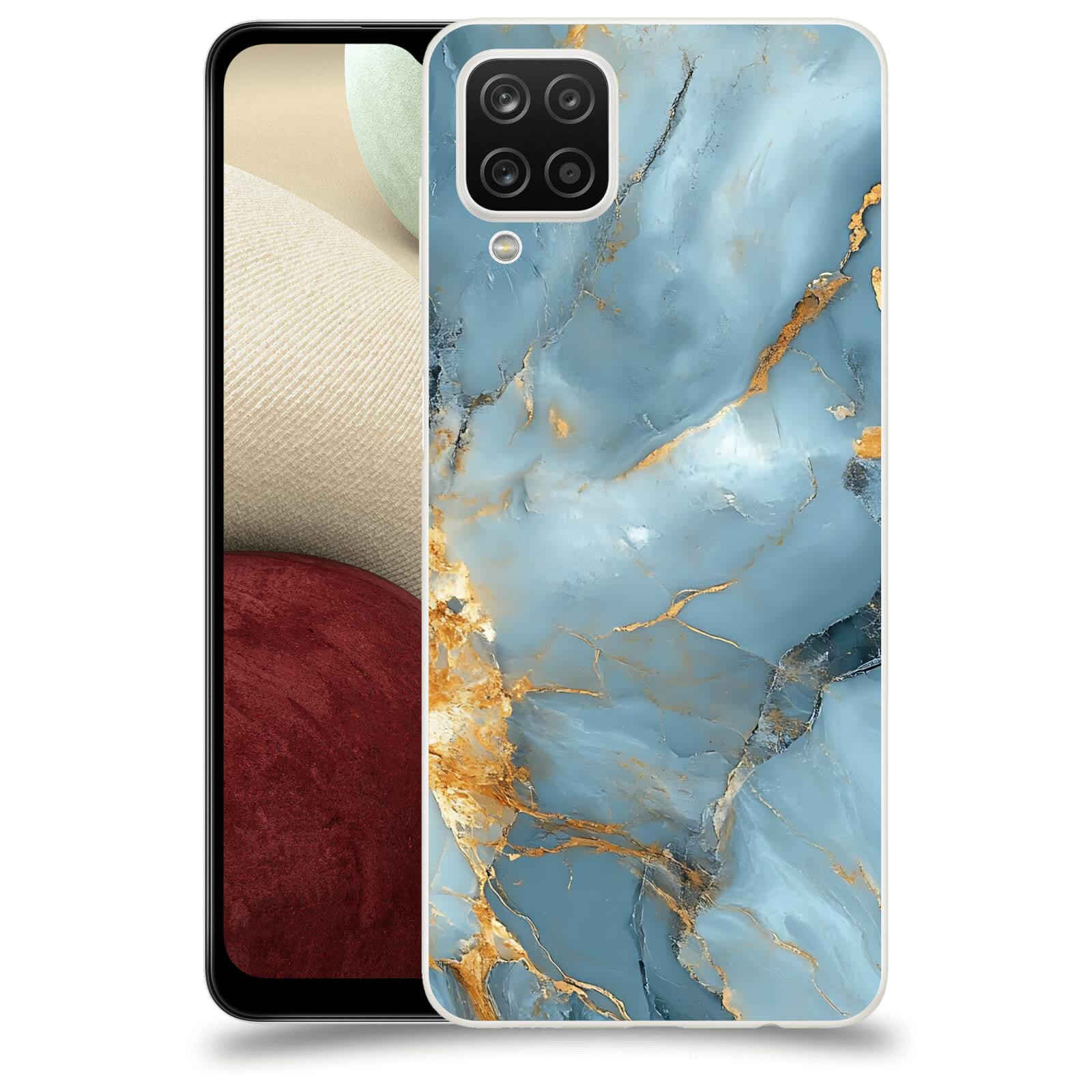 ACOVER Kryt na mobil Samsung Galaxy A12 A125F - Ice Marble I