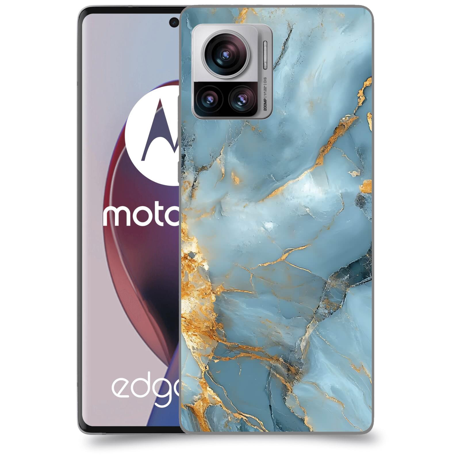 ACOVER Kryt na mobil Motorola Edge 30 Ultra - Ice Marble I