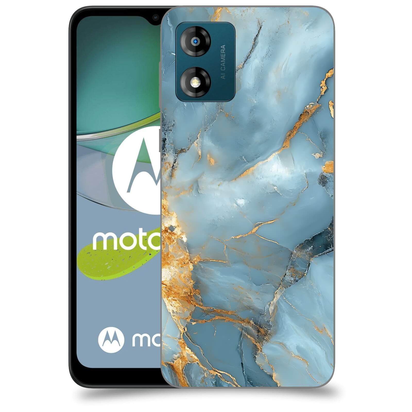 ACOVER Kryt na mobil Motorola Moto E13 - Ice Marble I