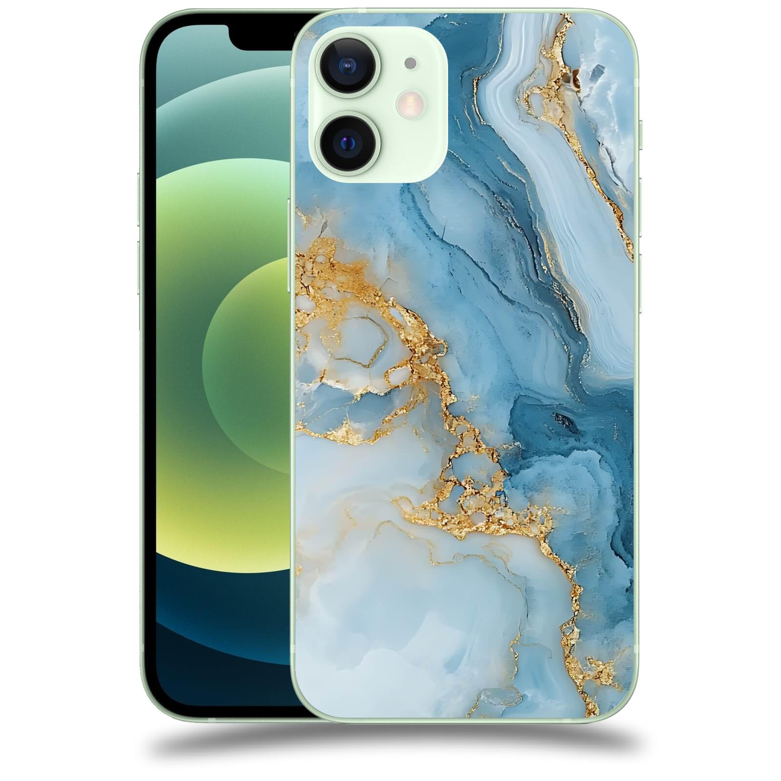 ACOVER Kryt na mobil Apple iPhone 12 mini - Ice Marble II