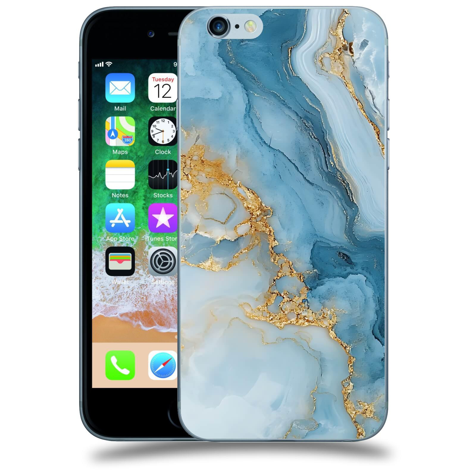 ACOVER Kryt na mobil Apple iPhone 6/6S - Ice Marble II