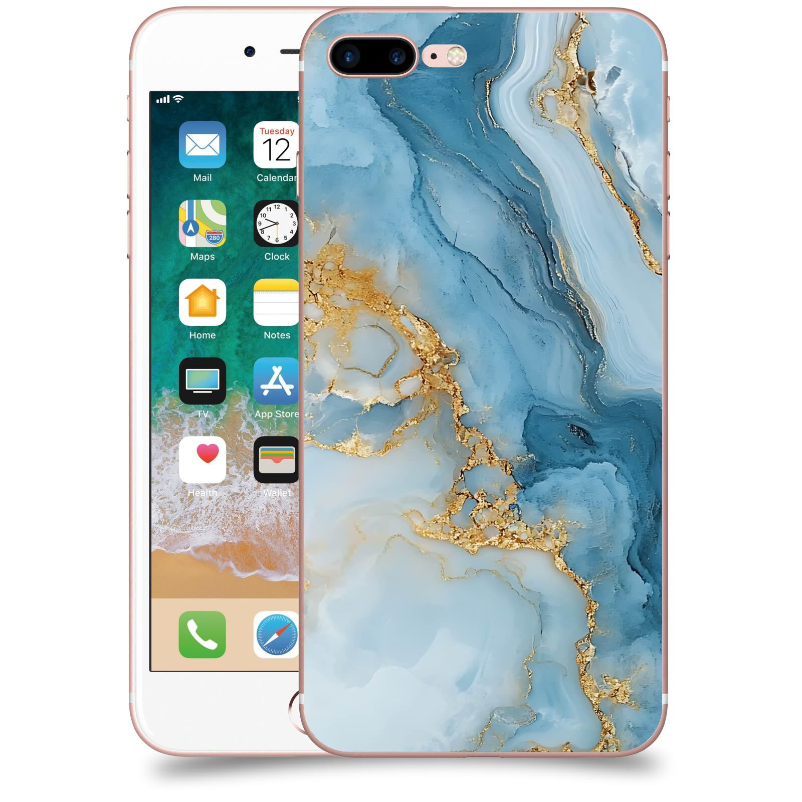 ACOVER Kryt na mobil Apple iPhone 7 Plus - Ice Marble II